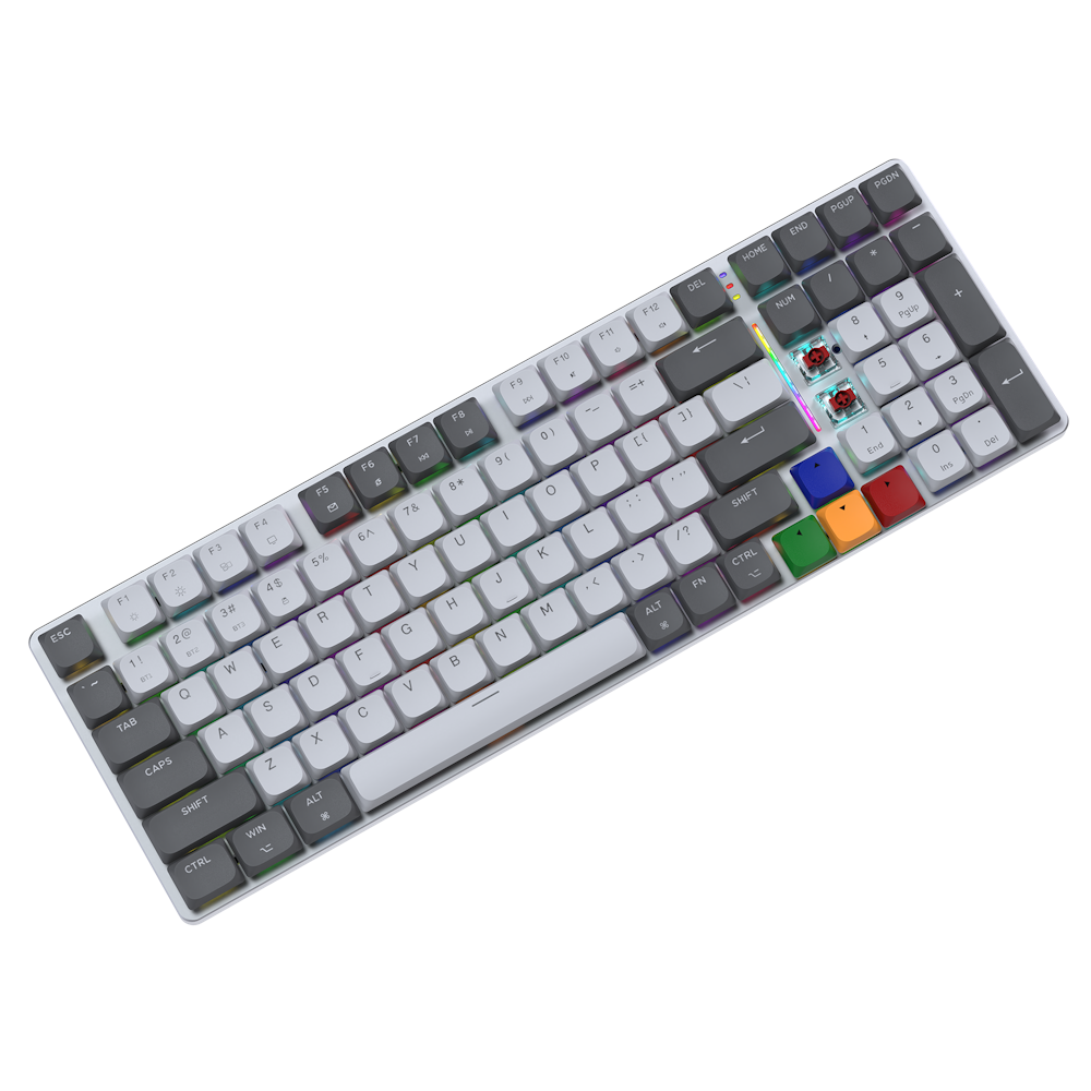Fantech SUPER MAXFIT AIR99 MK916 95% Low Profile Wireless Brown Switch Mechanical Keyboard Fantech SUPER MAXFIT AIR99 MK916 95% Low Profile Wireless Brown Switch Mechanical Keyboard